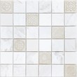 Мозаика LeeDo: Art Dolomiti bianco матовая 48х48х8 мм