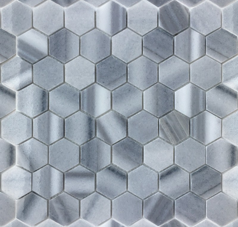 Мозаика LeeDo: Pietrine Hexagonal - Cristallino striato полированная 23х40х7 мм