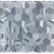 Мозаика LeeDo: Pietrine Hexagonal - Cristallino striato полированная 23х40х7 мм