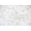 Мозаика LeeDo: Pietrine Hexagonal - Dolomiti Bianco матовая 18х30х6 мм рис.1