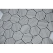 Мозаика LeeDo: Pietrine Hexagonal - Marmara grey полированная 23х40х7 мм рис.1