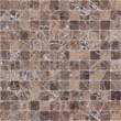 Мозаика LeeDo: Pietrine - Emperador Dark матовая 23x23x4 мм