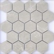 Мозаика LeeDo: Nuvola grigio POL 37x64 мм гексагон, полированный керамогранит